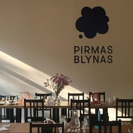 Dining at "Pirmas Blynas" Restaurant