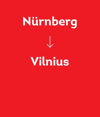 Nürnberg-Vilnius (NUE-VNO)