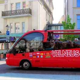 Turas po Vilnių autobusu su "Senamiesčio Gidas"