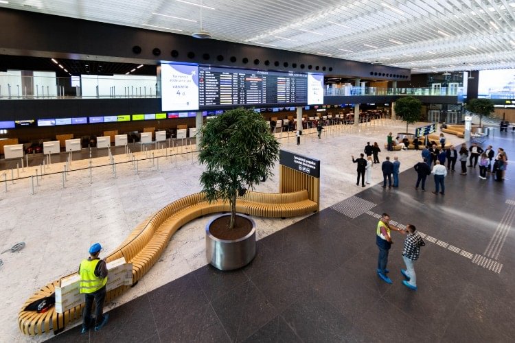 New Departure Terminal at Vilnius Airport